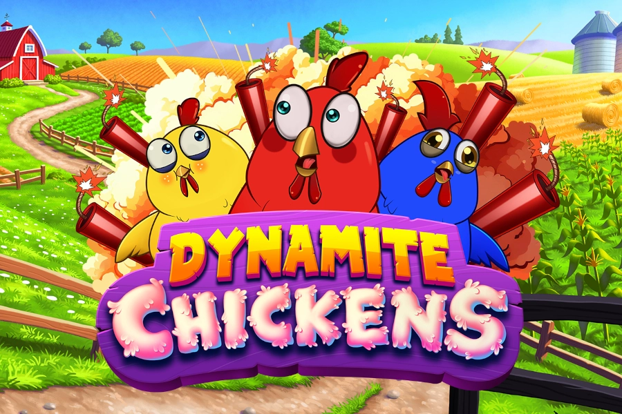 Арт слота Dynamite Chickens